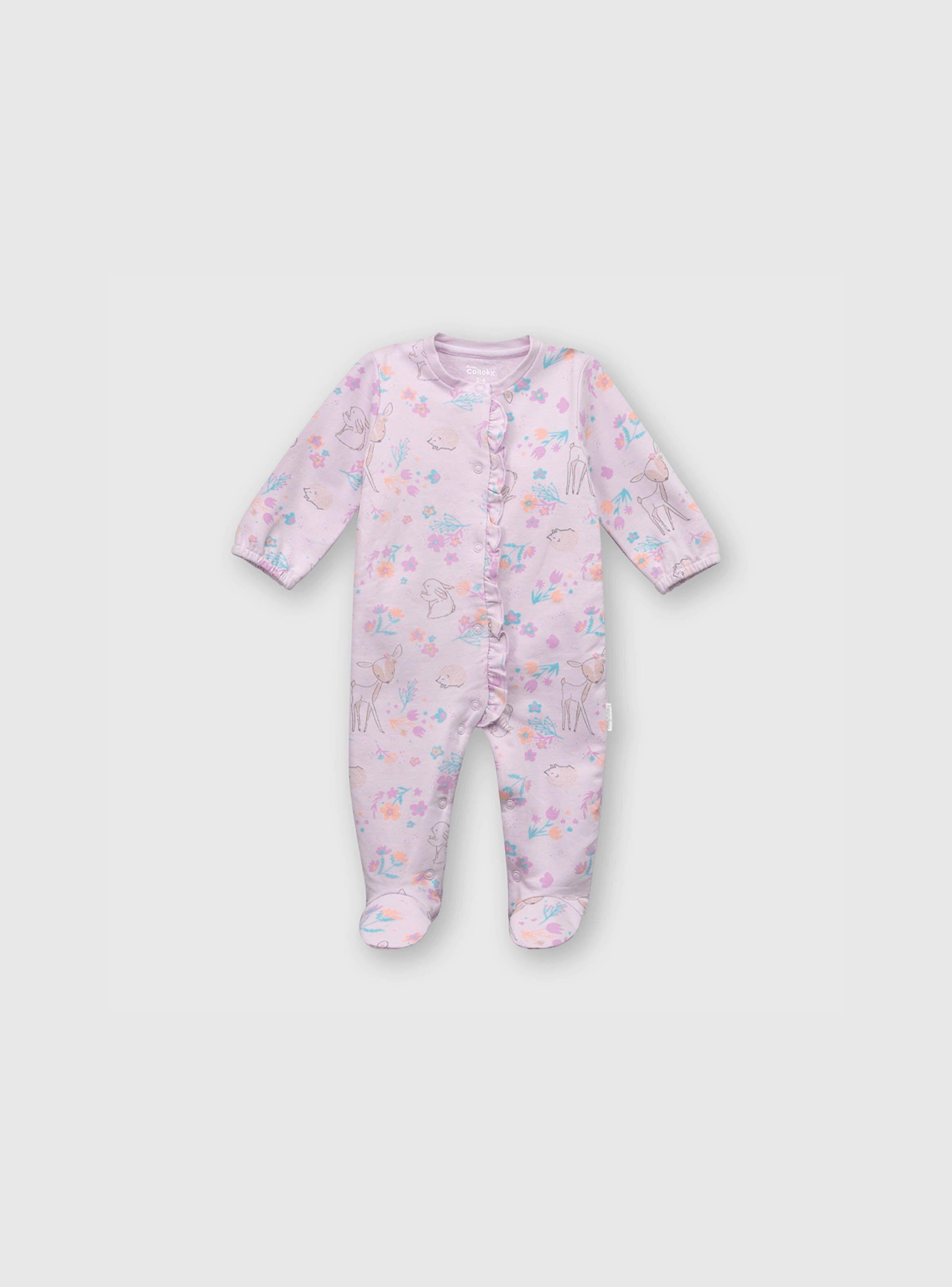 Osito Niña Morado (0 A 9 Meses) Colloky-0