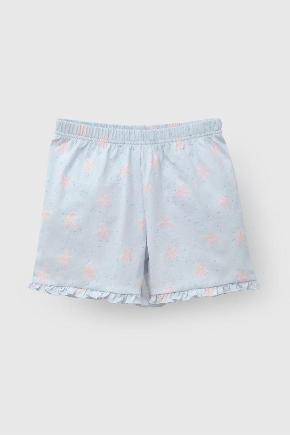 Pijama Celeste Playa De Niña PJJE0440V26-3