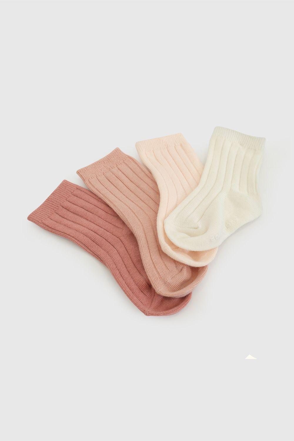 Calcetin Deportivo Niña Rosado 7438 Colloky-2