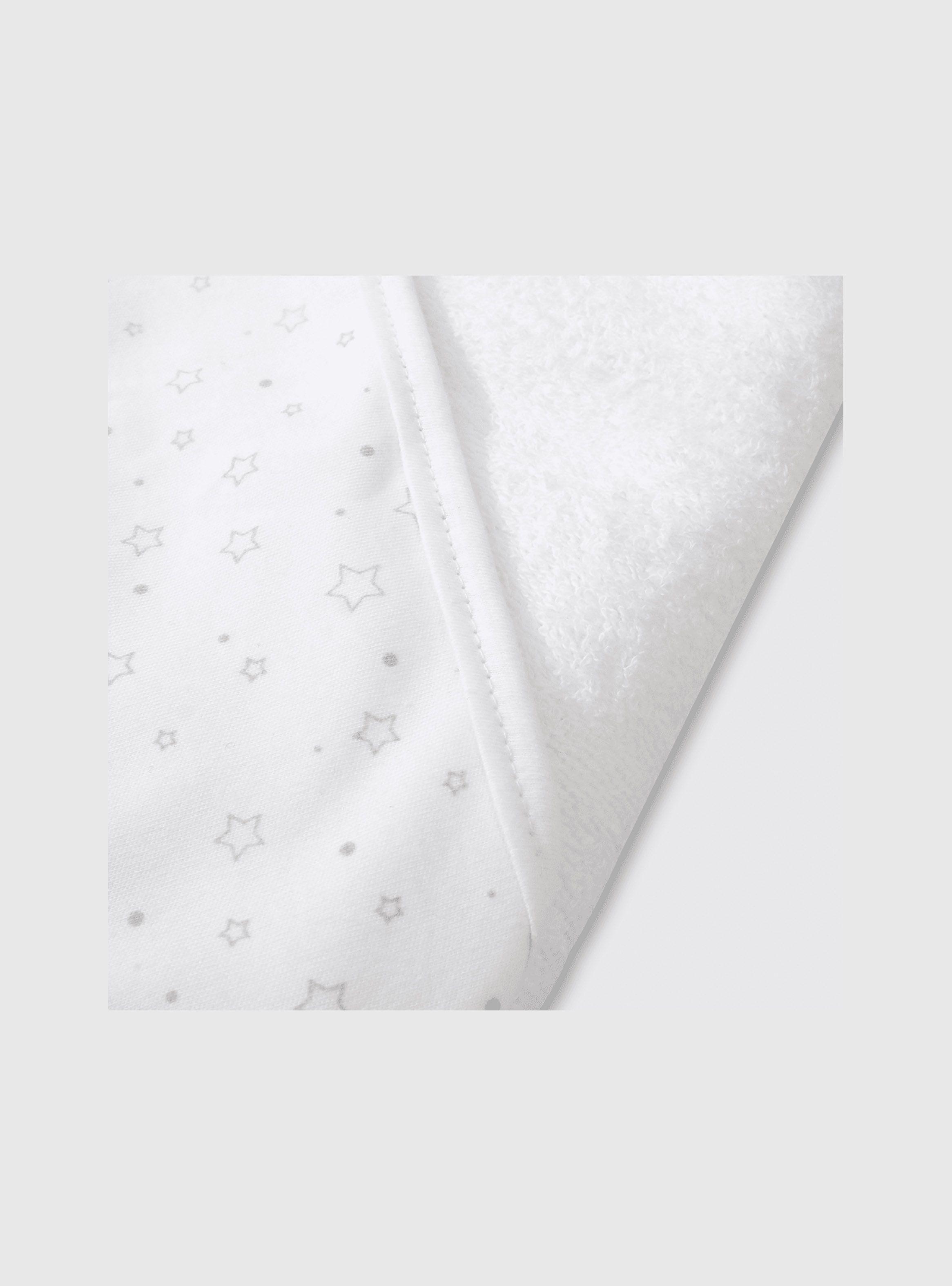 Toalla con Capucha Unisex Blanco 54549 Colloky-1