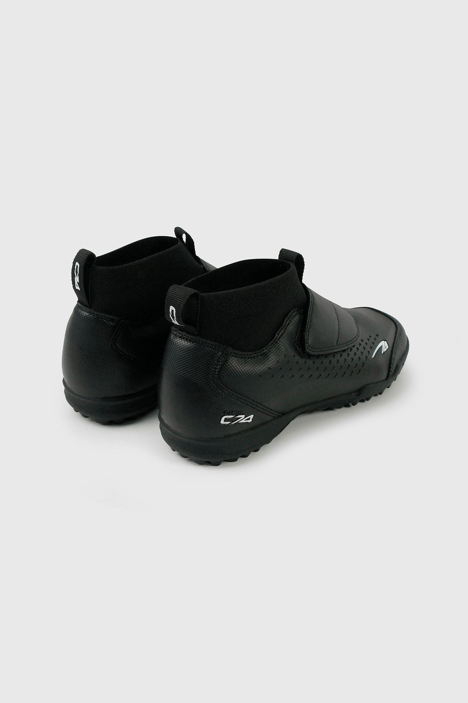 Zapatilla Futbol negras Unisex con Cordón Talla 28 al 38-4
