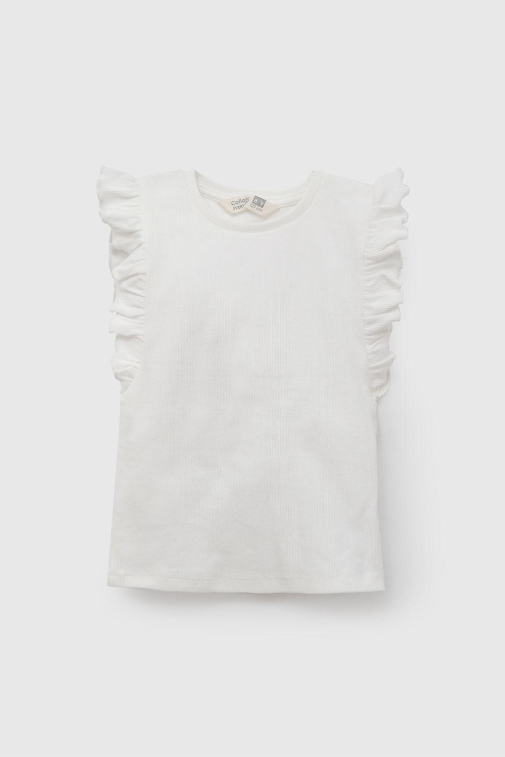 Polera Blanco Niña 7378 Colloky-0