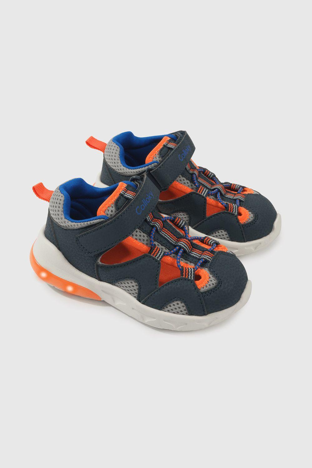 Sandalia Luces Azul-0