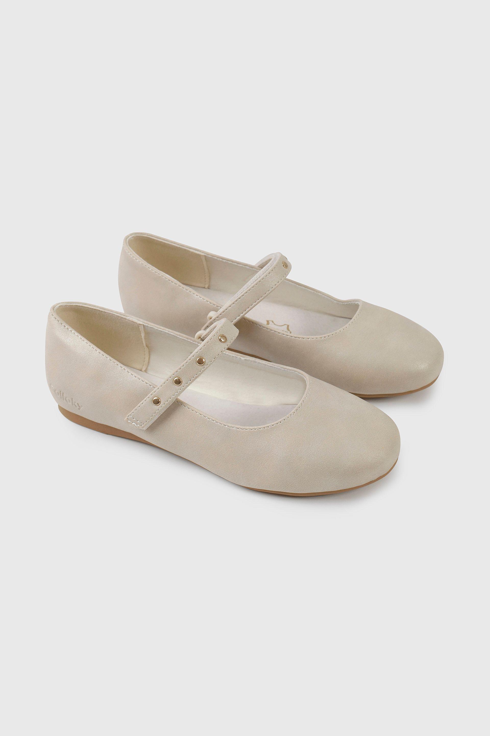 Ballerina dorada para niña, estilo y comodidad en cada paso-0