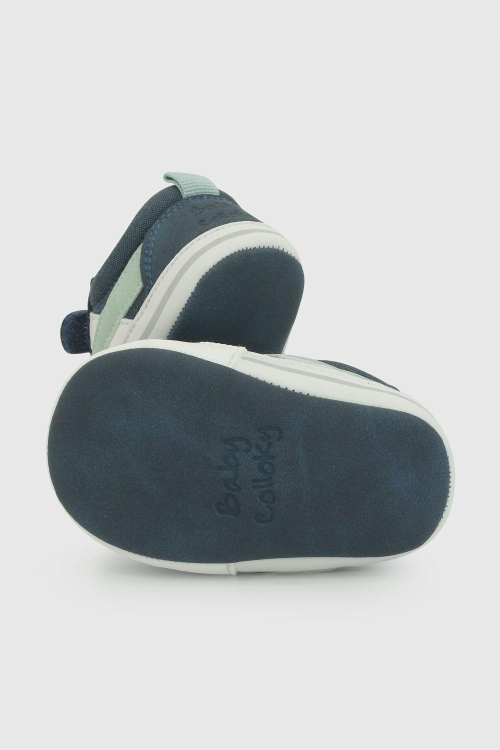 Zapatilla Dos Velcro Azul Niño 14-18 Colloky-2