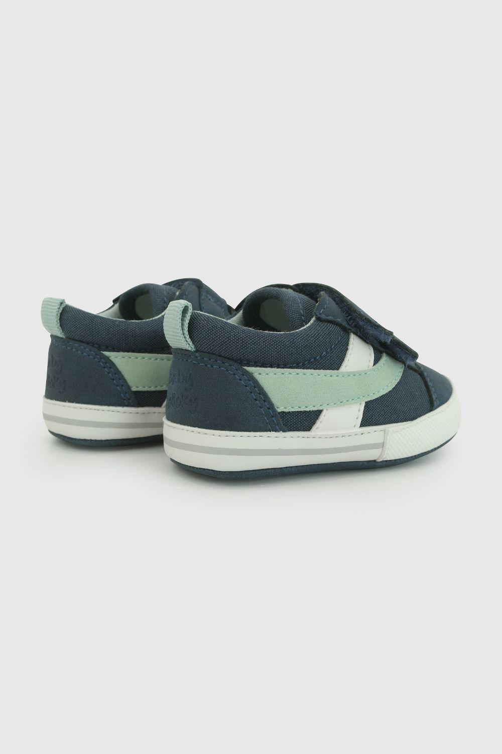 Zapatilla Dos Velcro Azul Niño 14-18 Colloky-4