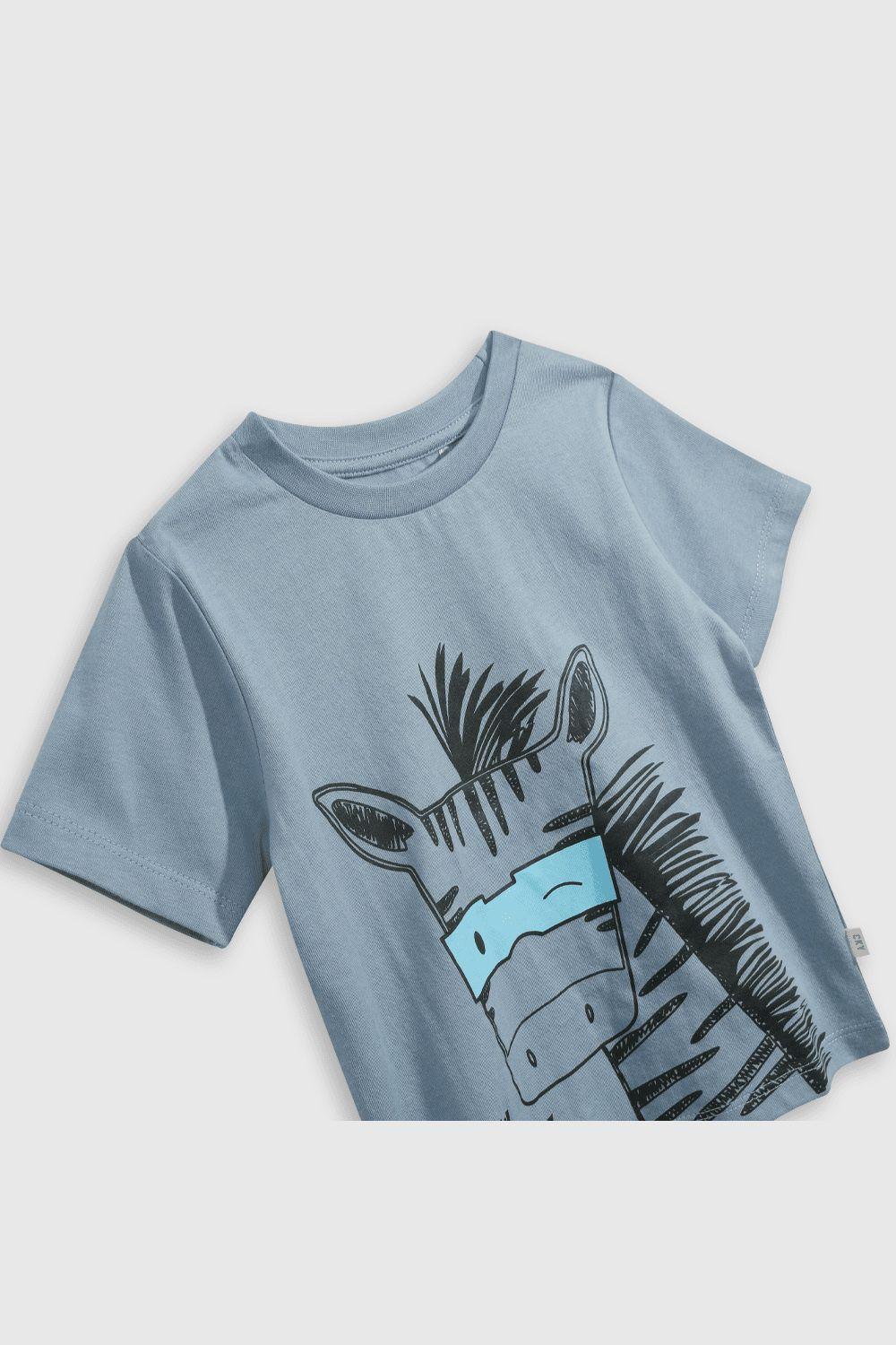 Polera Every day Niño Celeste P1JE7959V25-2