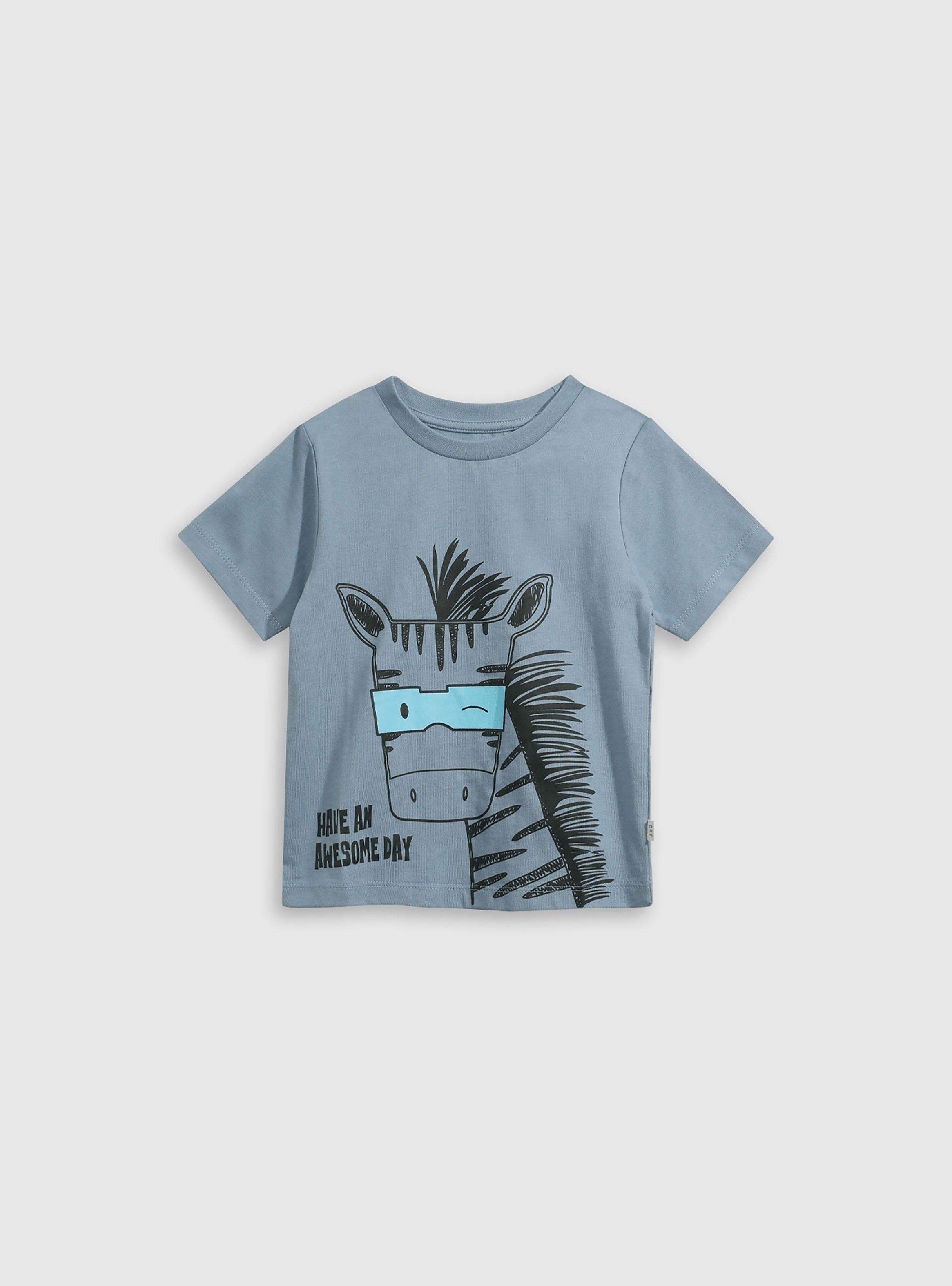 Polera Niño Celeste 55286 Colloky-0