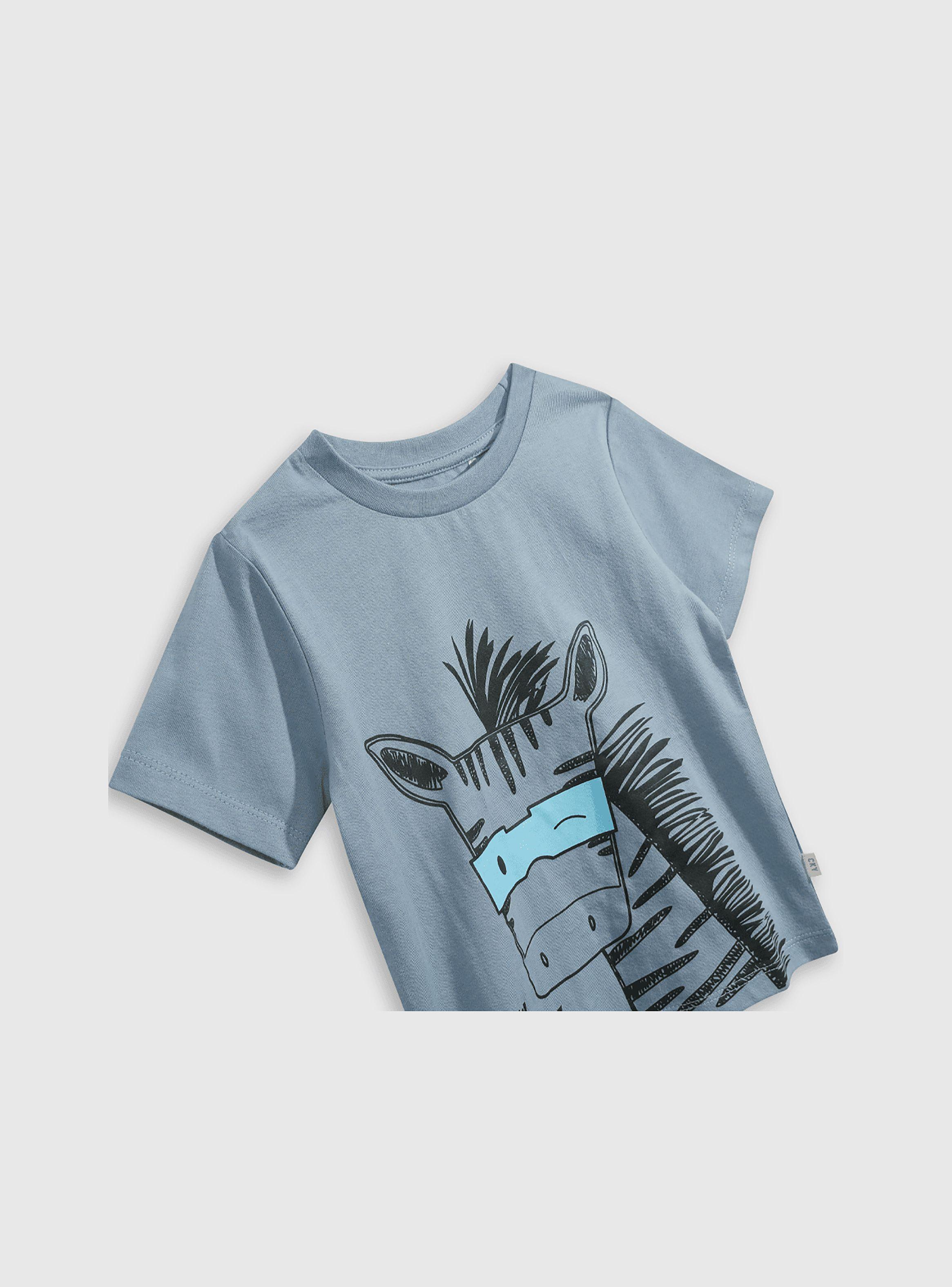 Polera Niño Celeste 55286 Colloky-2