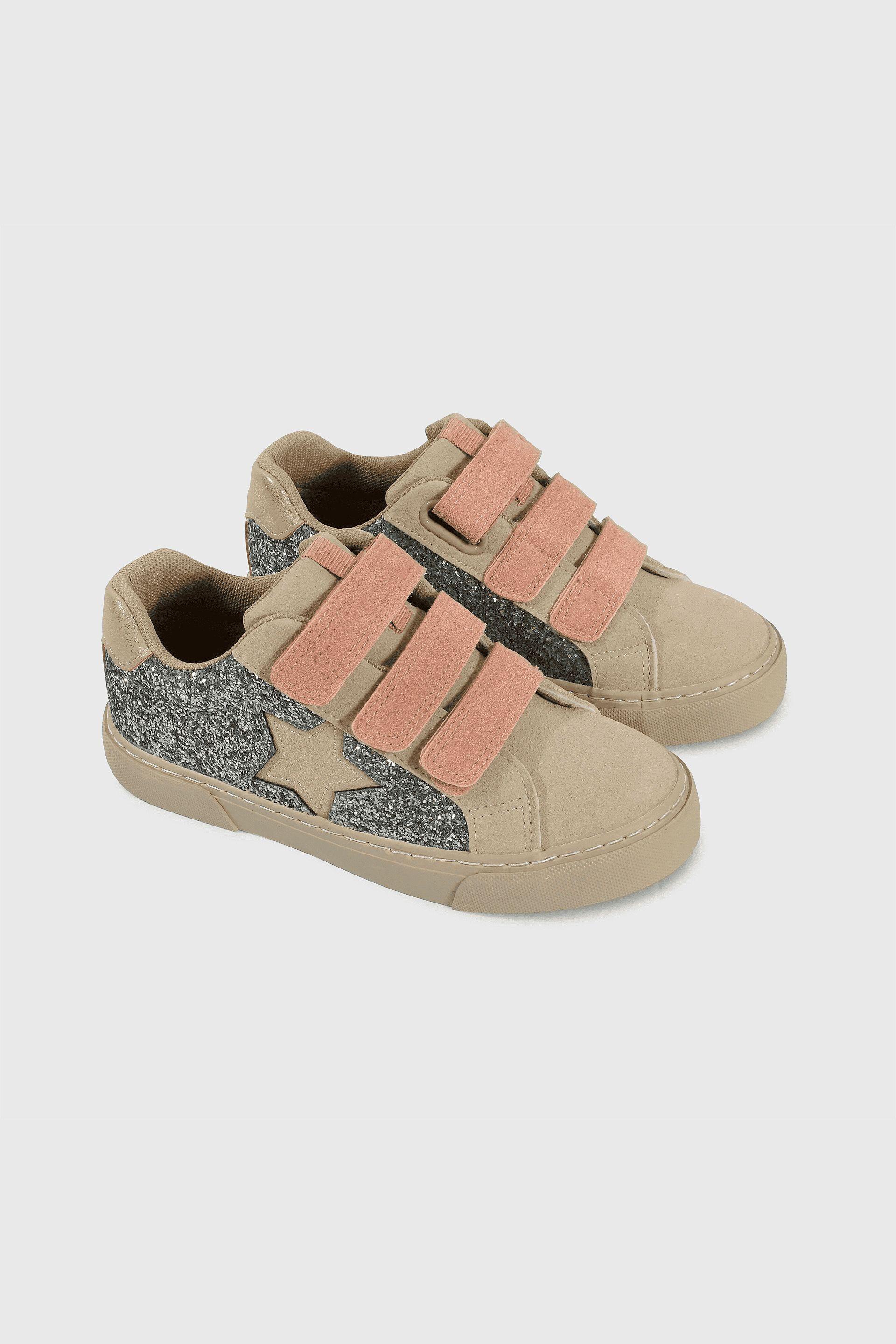 Zapatilla de Niña Lifestyle Seatle Beige con Velcro 227-0