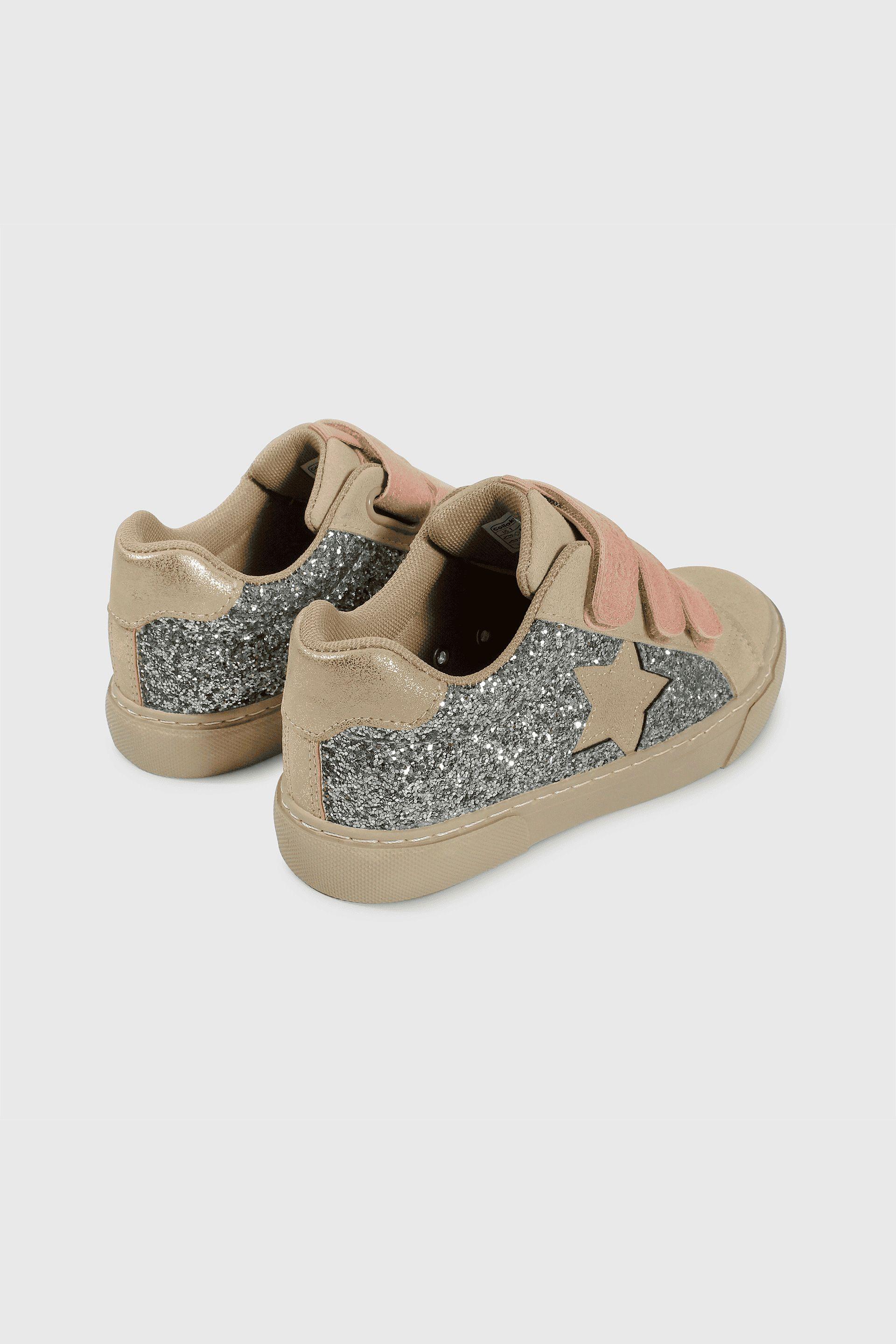 Zapatilla de Niña Lifestyle Seatle Beige con Velcro 227-4