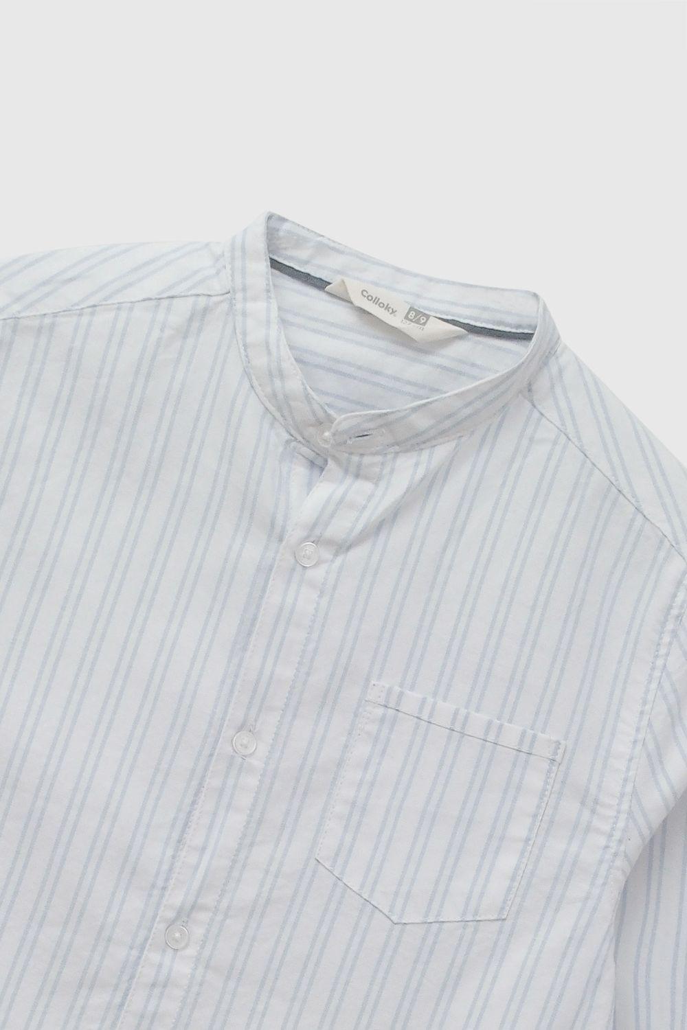Camisa manga larga oxford niño celeste 3-4A a 12-13A-2