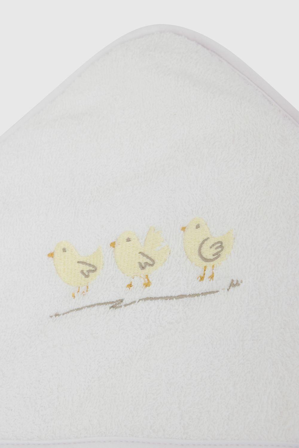 Toalla Capucha Unisex Blanco 7581 Colloky-3
