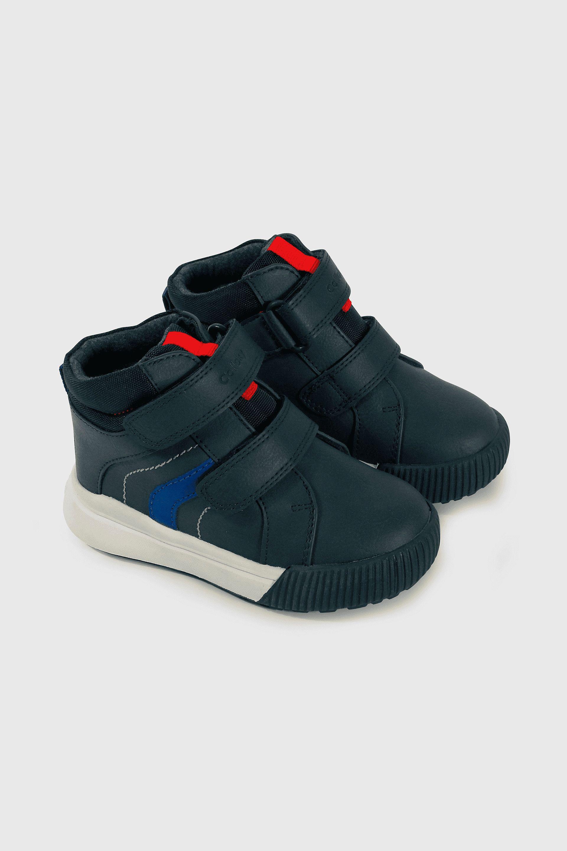 Botín Caminante Caña Media para Niño de 12 Meses a 4 Años Azul-0