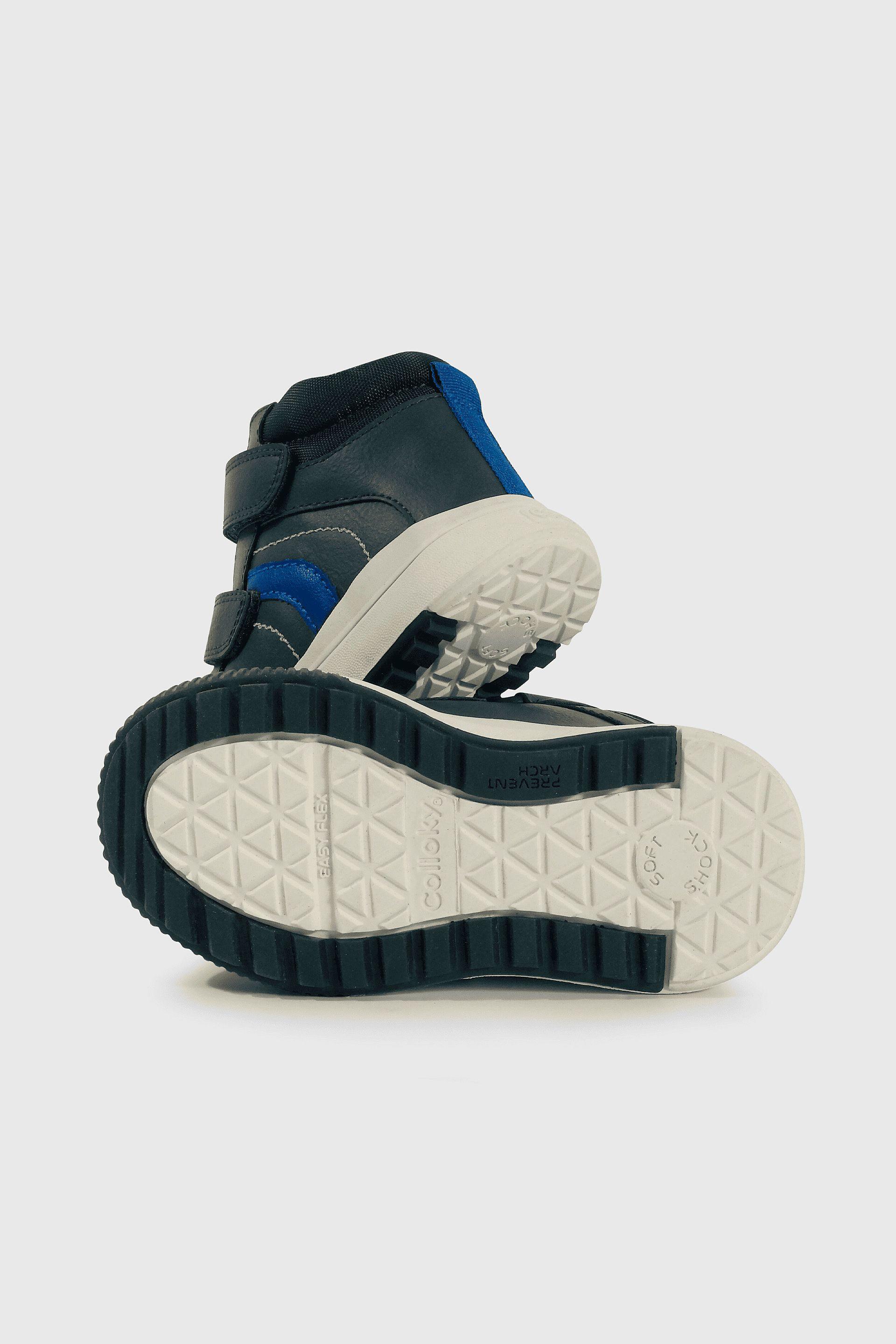 Botín Caminante Caña Media para Niño de 12 Meses a 4 Años Azul-2