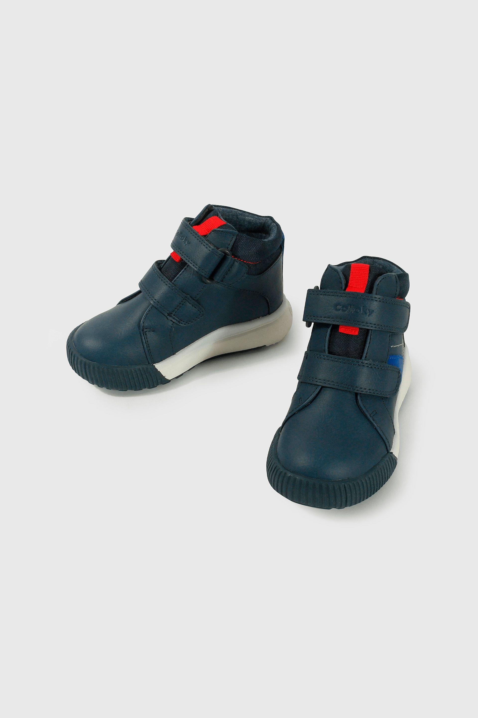 Botín Caminante Caña Media para Niño de 12 Meses a 4 Años Azul-3