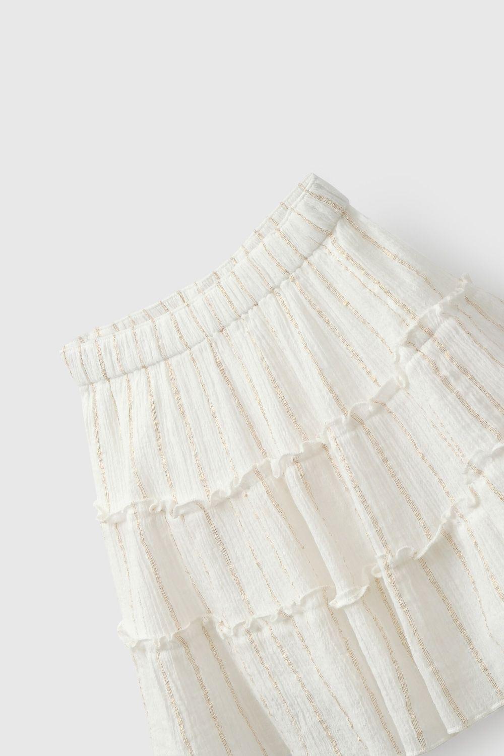 Falda Niña Blanco 57852 Colloky-2