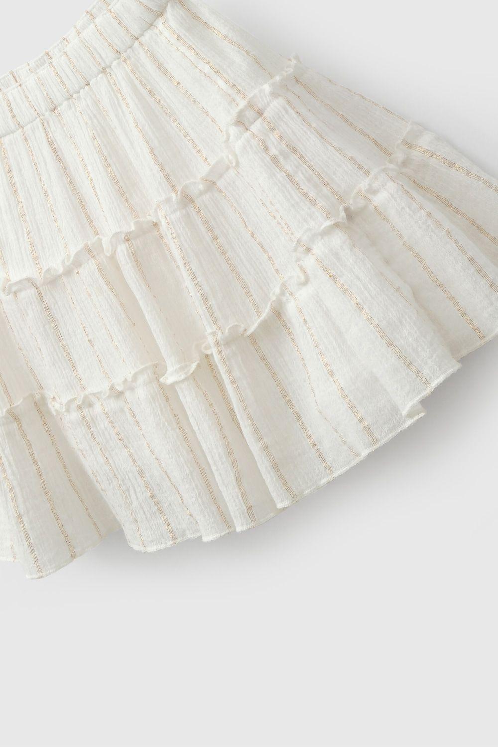 Falda Niña Blanco 57852 Colloky-3