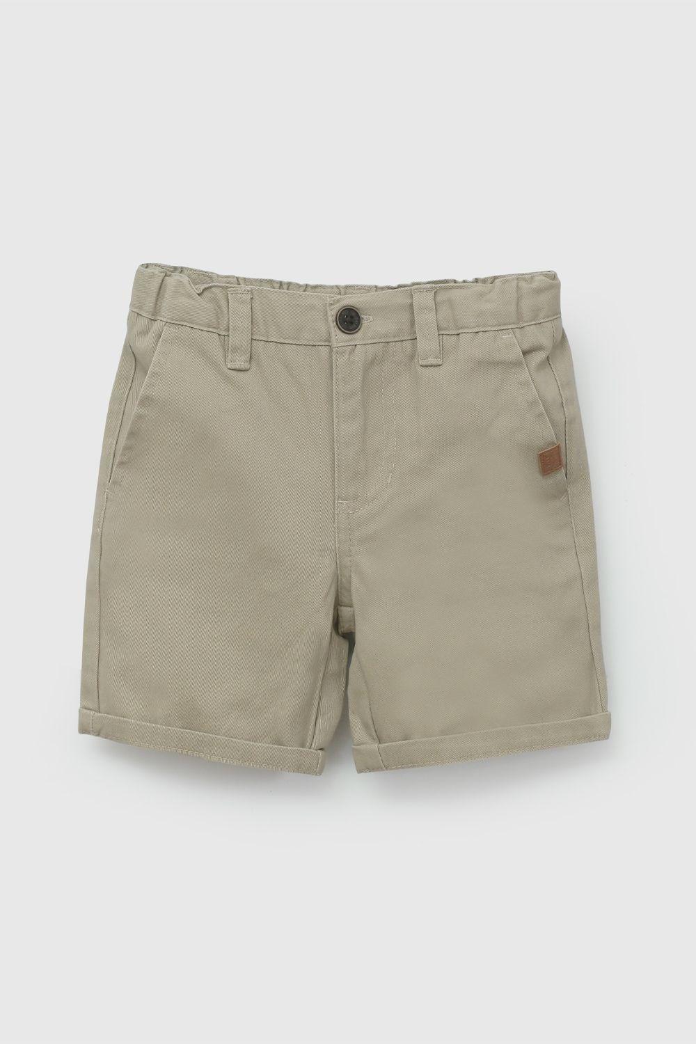 Bermuda Beige Gabardina De Niño BDGB0976V26-0