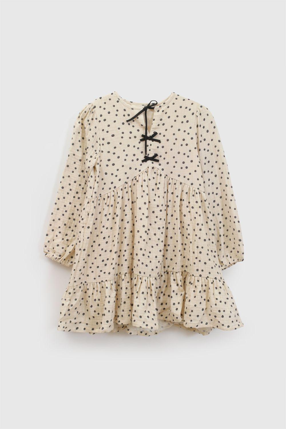 Vestido Niña Beige 7674 Colloky-2