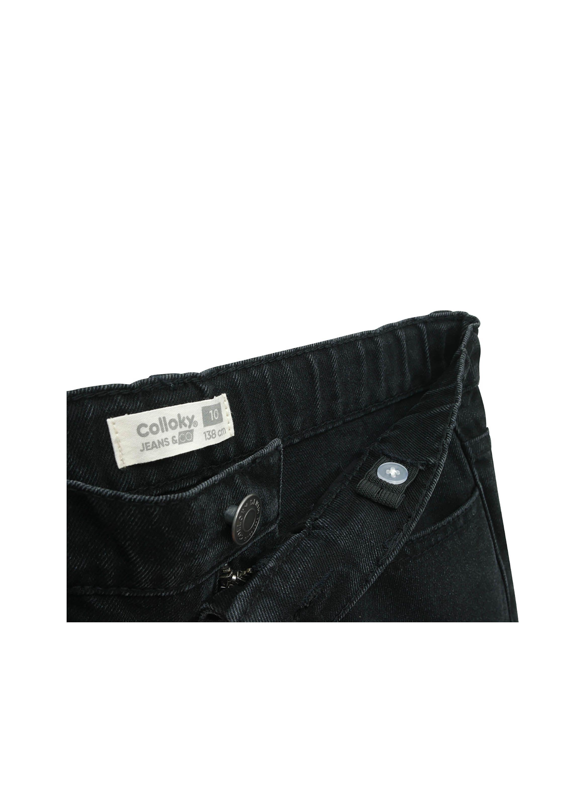 Jeans Niño Negro (2 A 12 Años) Colloky-2