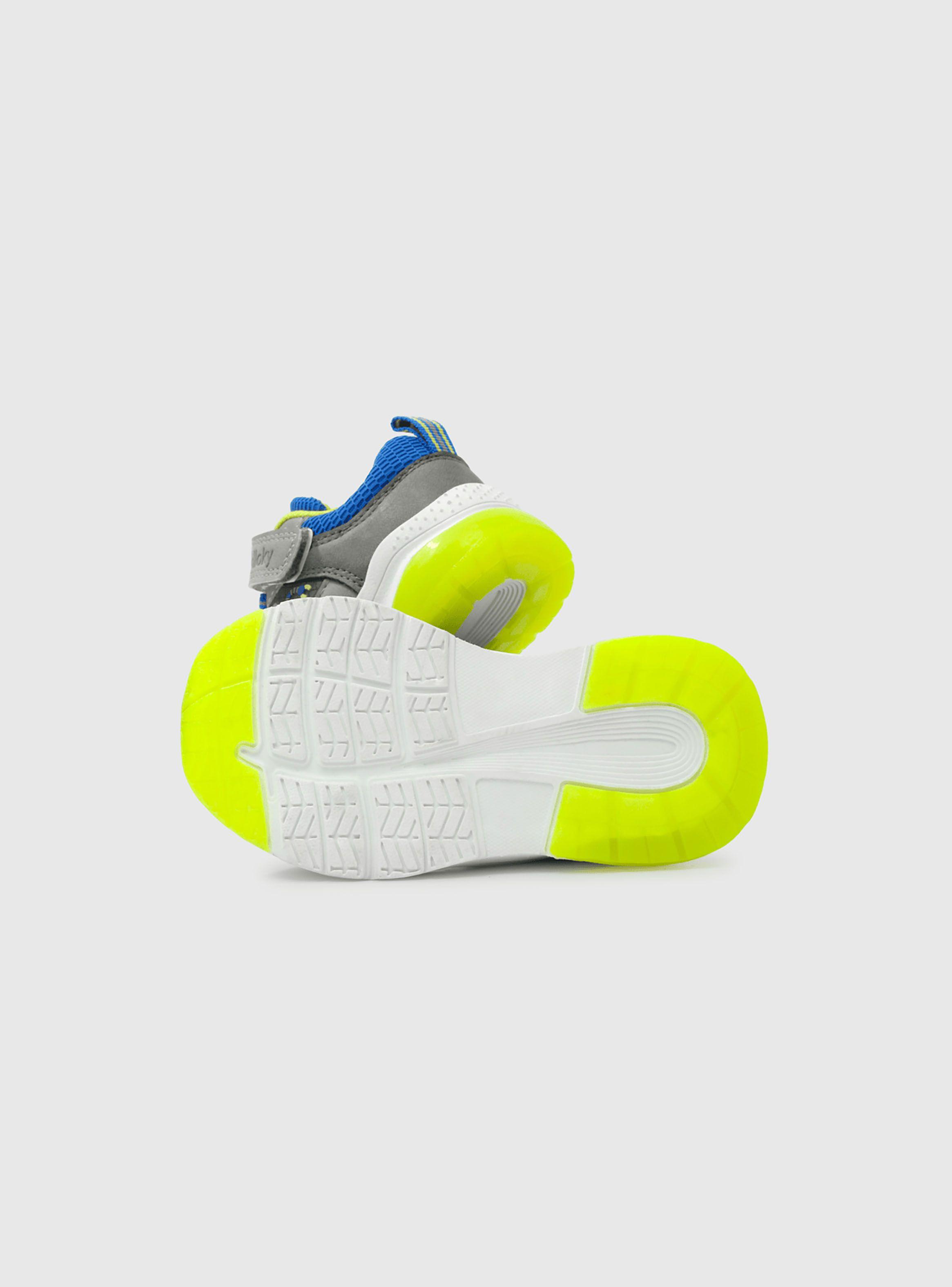 Zapatilla luces Niño Gris 50088 Colloky-2