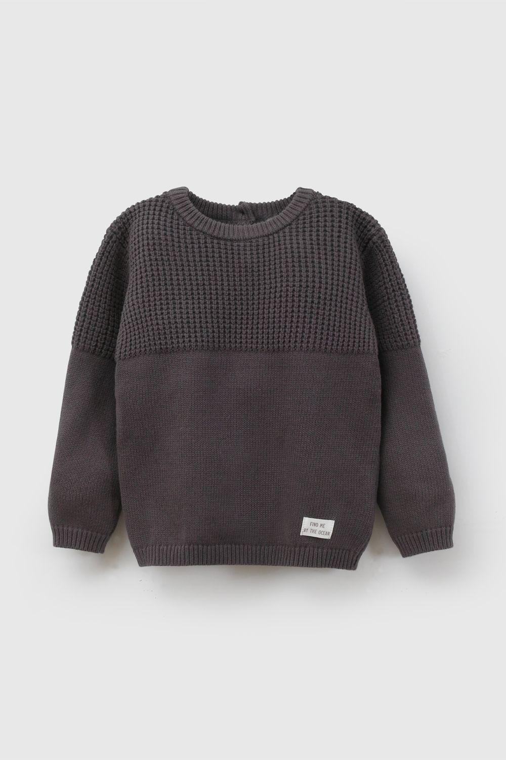 Sweater Gris Niño 7587 Colloky-0