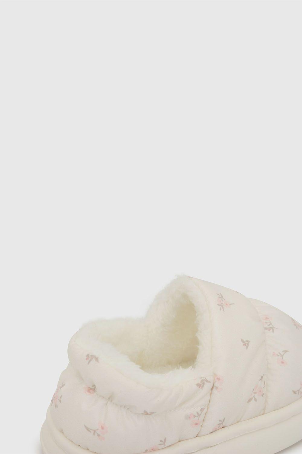 Pantufla Niña Blanco 8144 Colloky-5