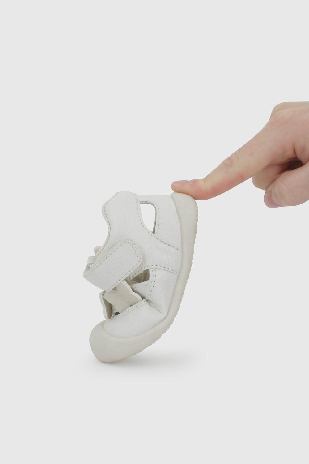 Sandalia Blanca Aplicación Mariposas 23040210V26-6