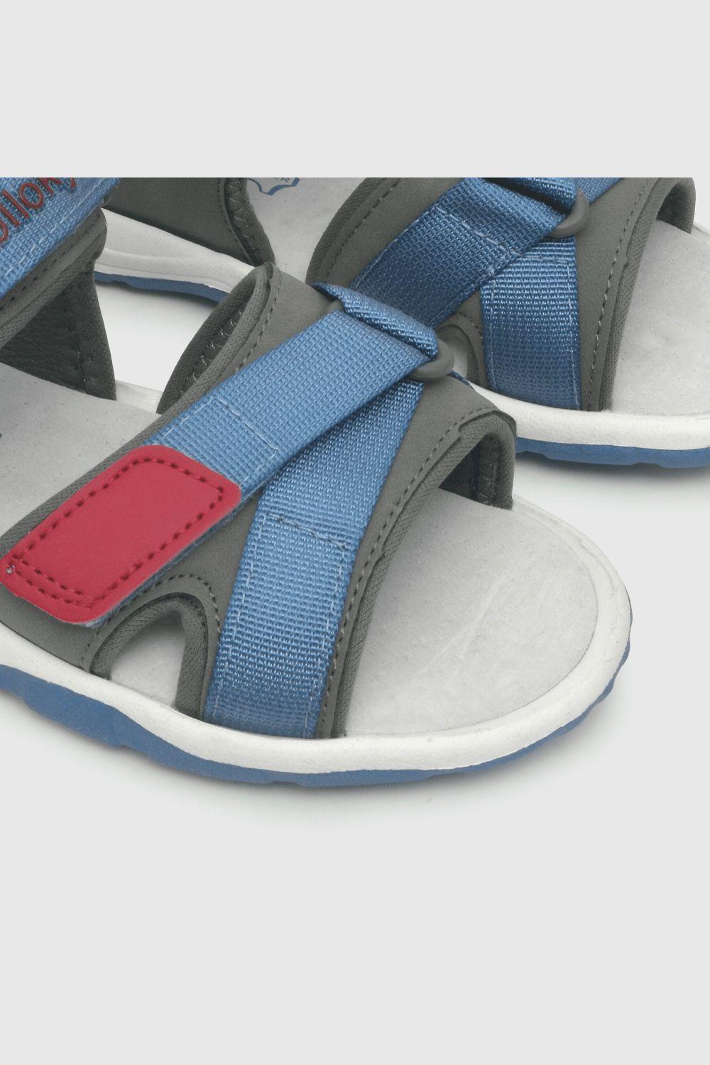 Sandalia de niño con aplicación de cinta gray / gris (28 a 38)-5