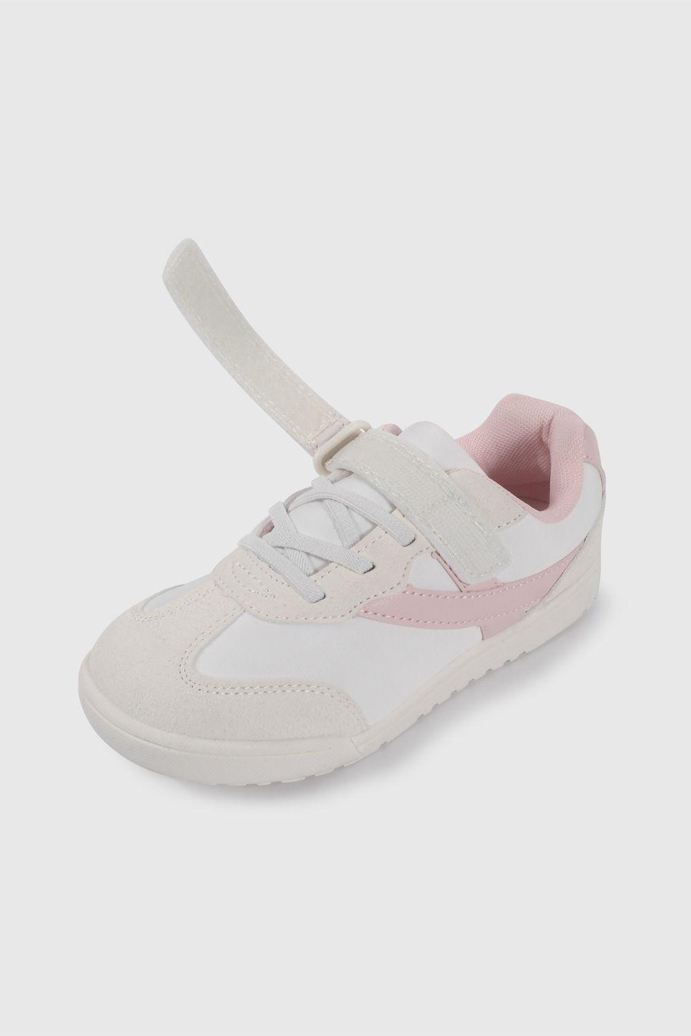 Zapatilla Urbana Beige y Rosado de Niña talla 28 a 38 5926-3