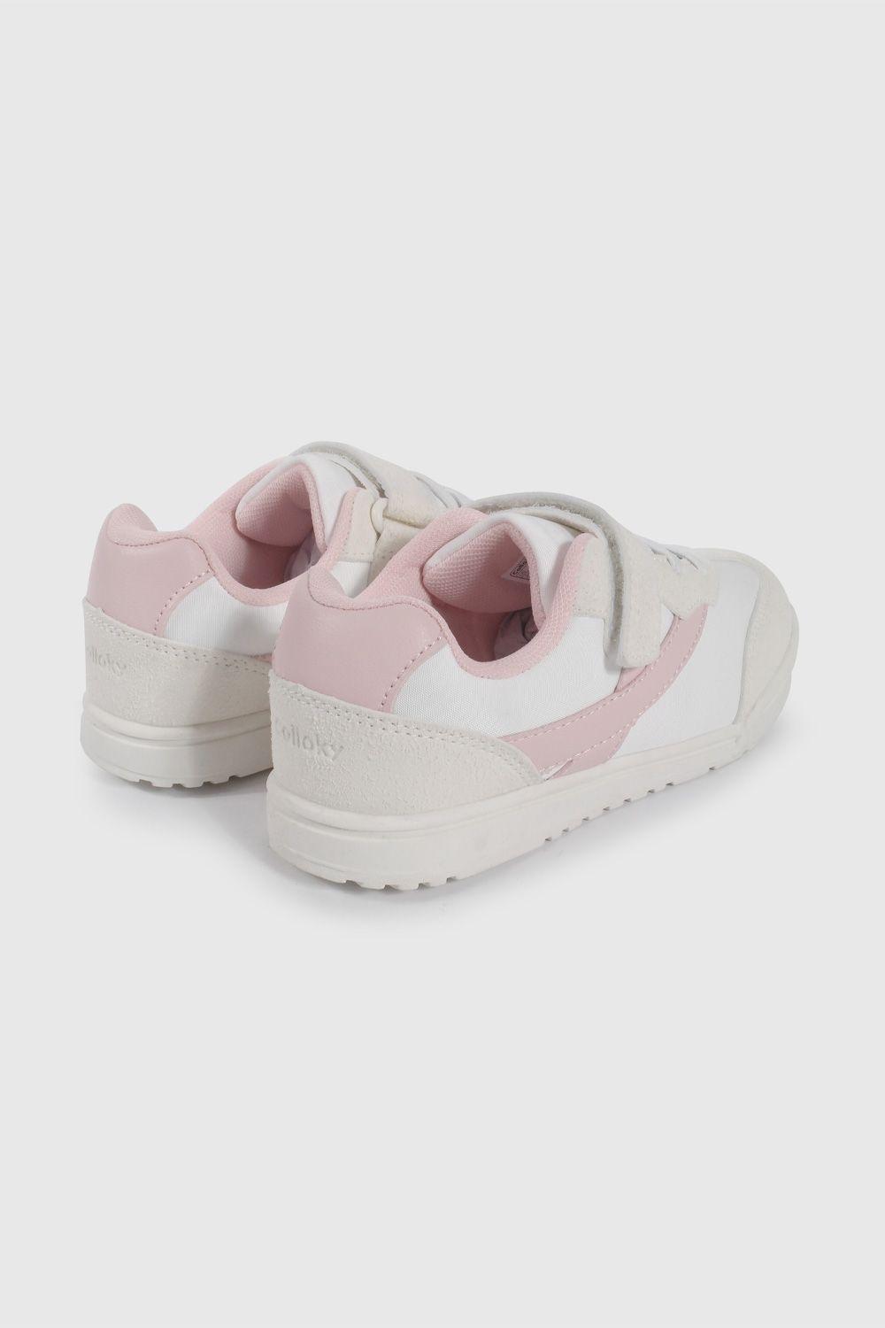 Zapatilla Urbana Beige y Rosado de Niña talla 28 a 38 5926-5