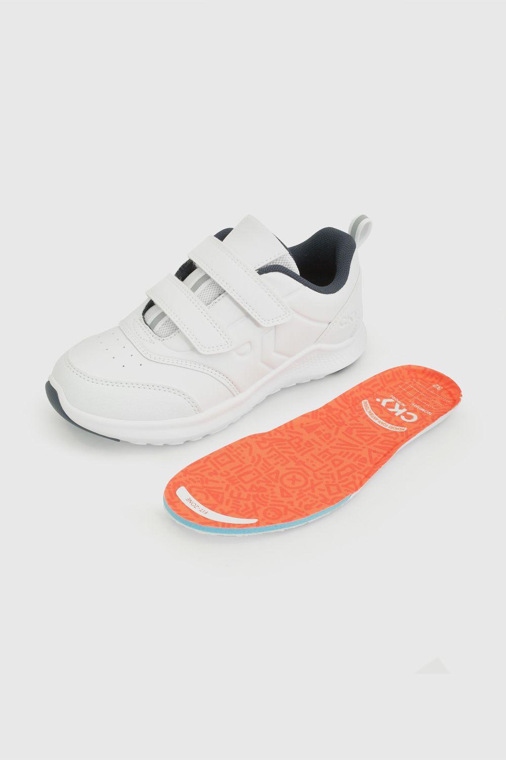 Zapatilla Escolar Blanca 7263 Colloky-6