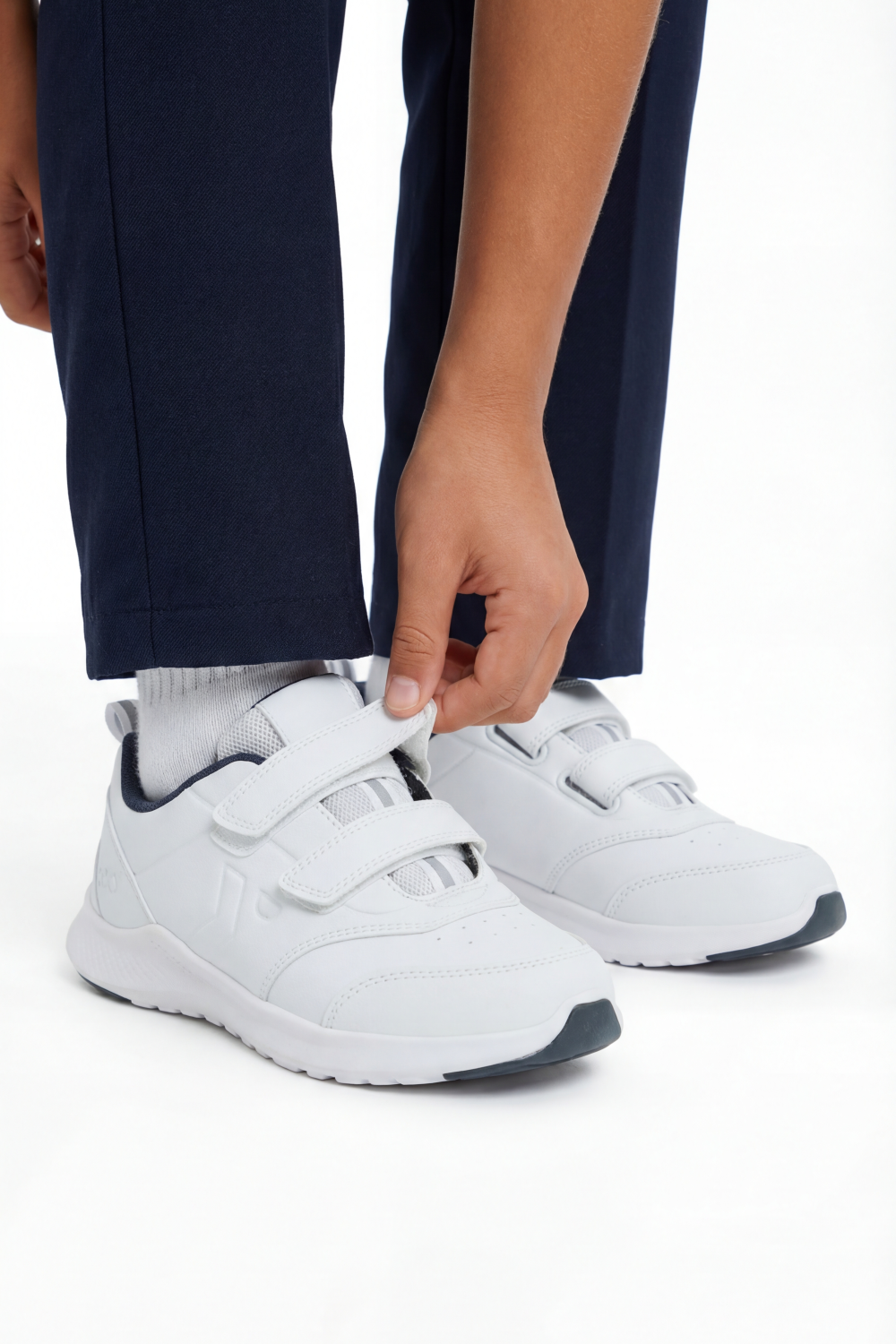 Zapatilla Escolar Blanca 7263 Colloky-2