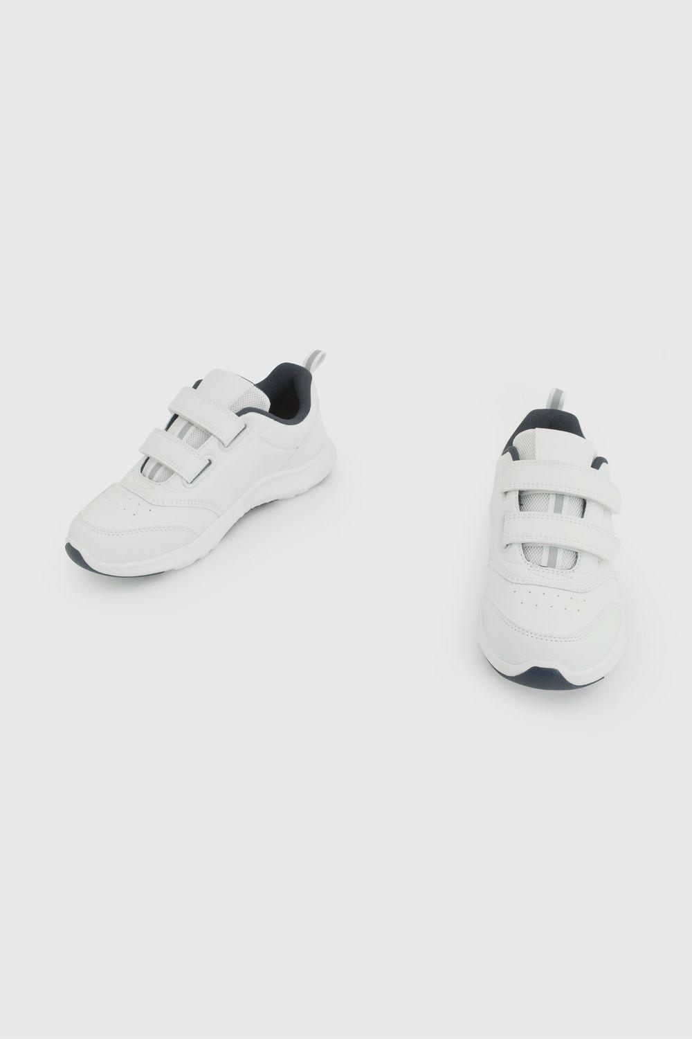 Zapatilla Escolar Blanca 7263 Colloky-5