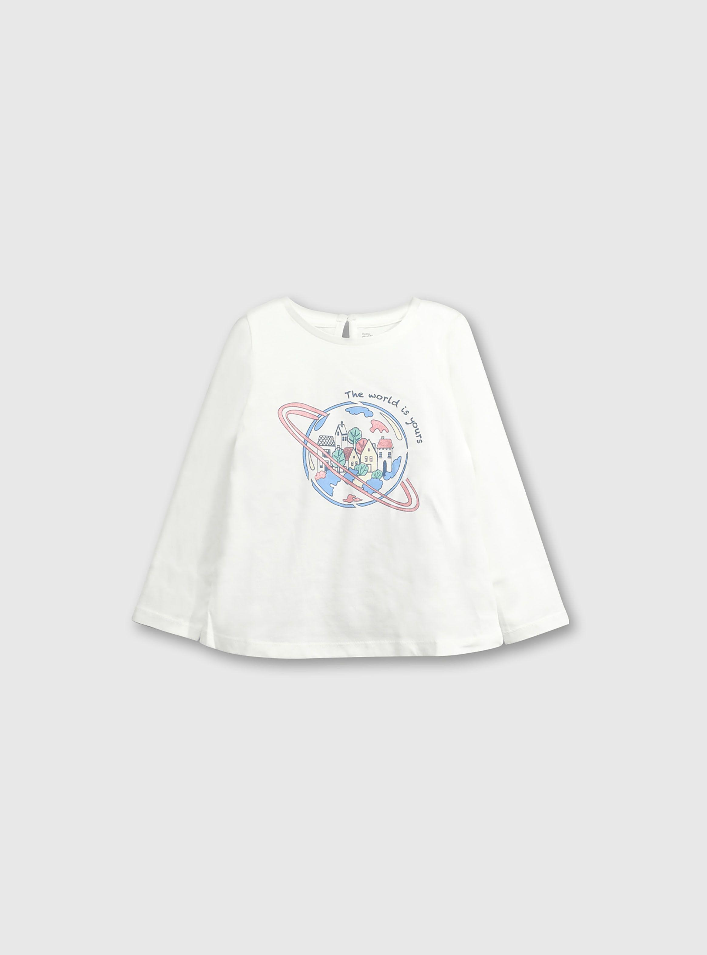 Polera Blanco de Niña-1