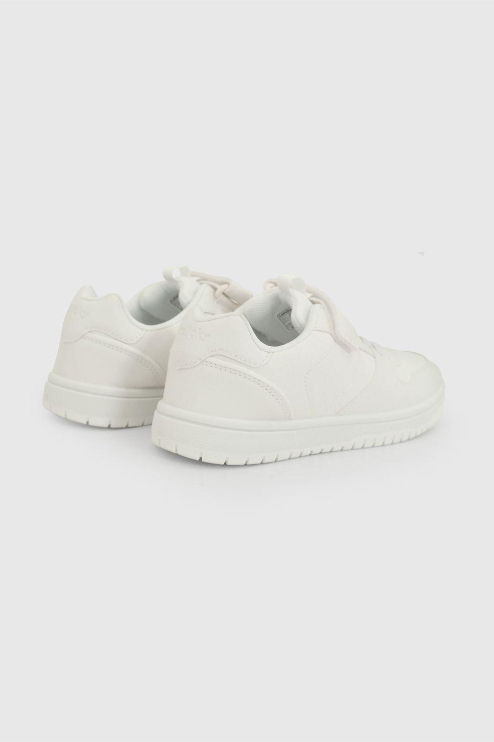Zapatilla Blanco Unisex niño 7483 Colloky-4