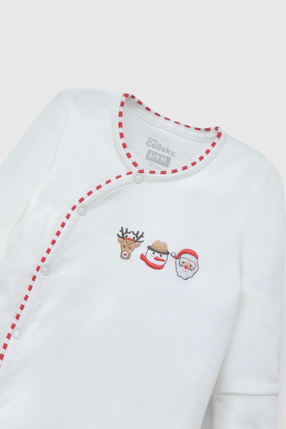 Osito Gamuza Navidad Unisex De Bebé DZGAU209V26-2