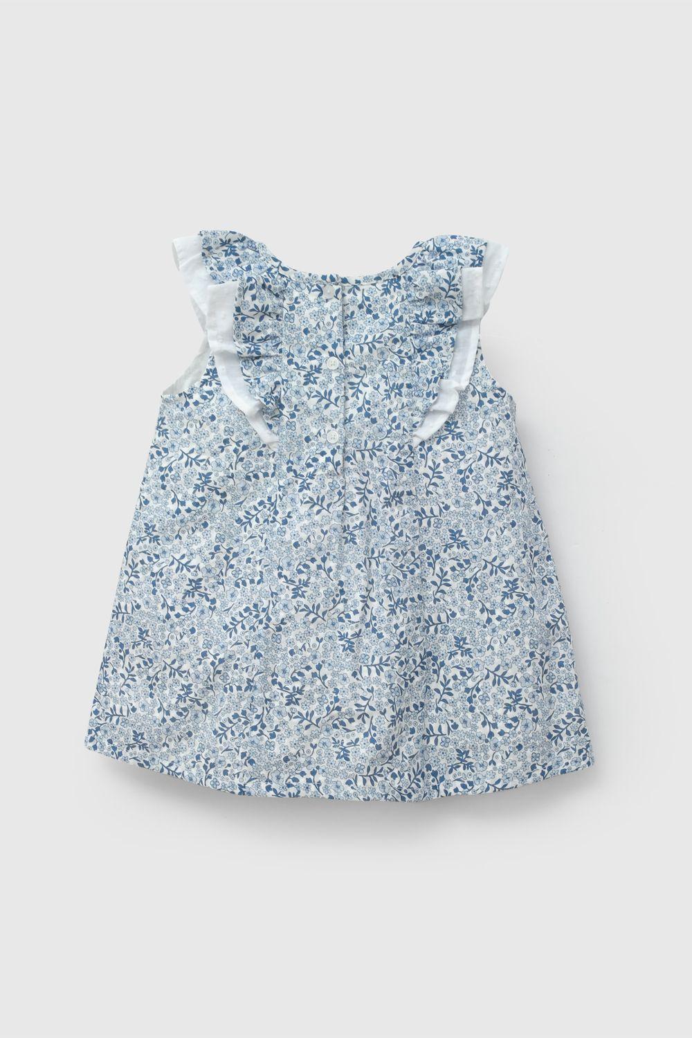 Vestido Niña Celeste 58260 Colloky-1
