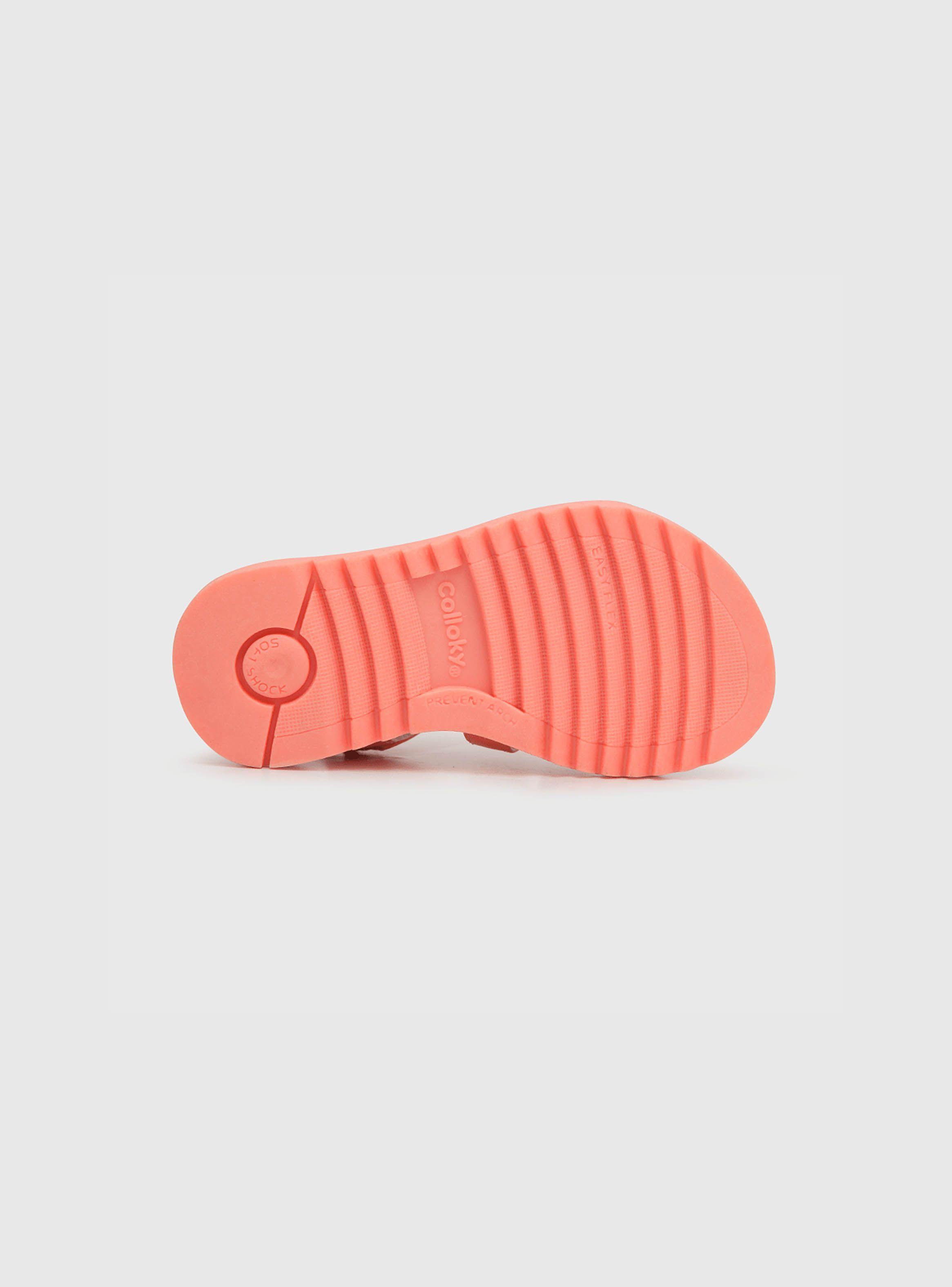 Sandalia Nña Velcro Rosado (21 A 27) Colloky-2