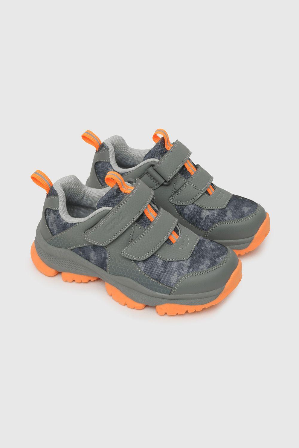 Zapatilla de niño outdoor estampada gray / gris (28 a 38)-0