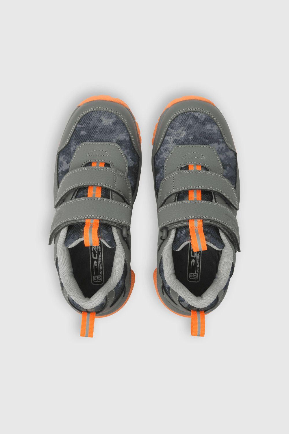 Zapatilla de niño outdoor estampada gray / gris (28 a 38)-3