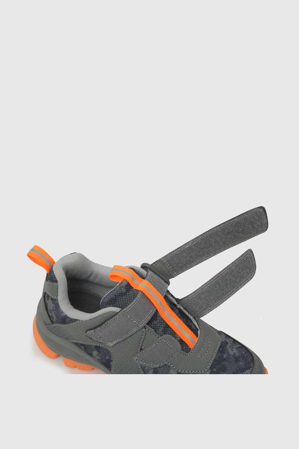 Zapatilla de niño outdoor estampada gray / gris (28 a 38)-4