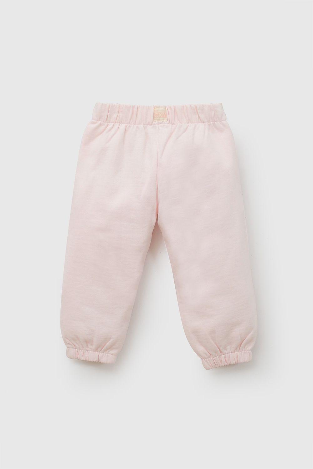 Pantalon buzo niña rosado claro 6/9m a 4-5A-2