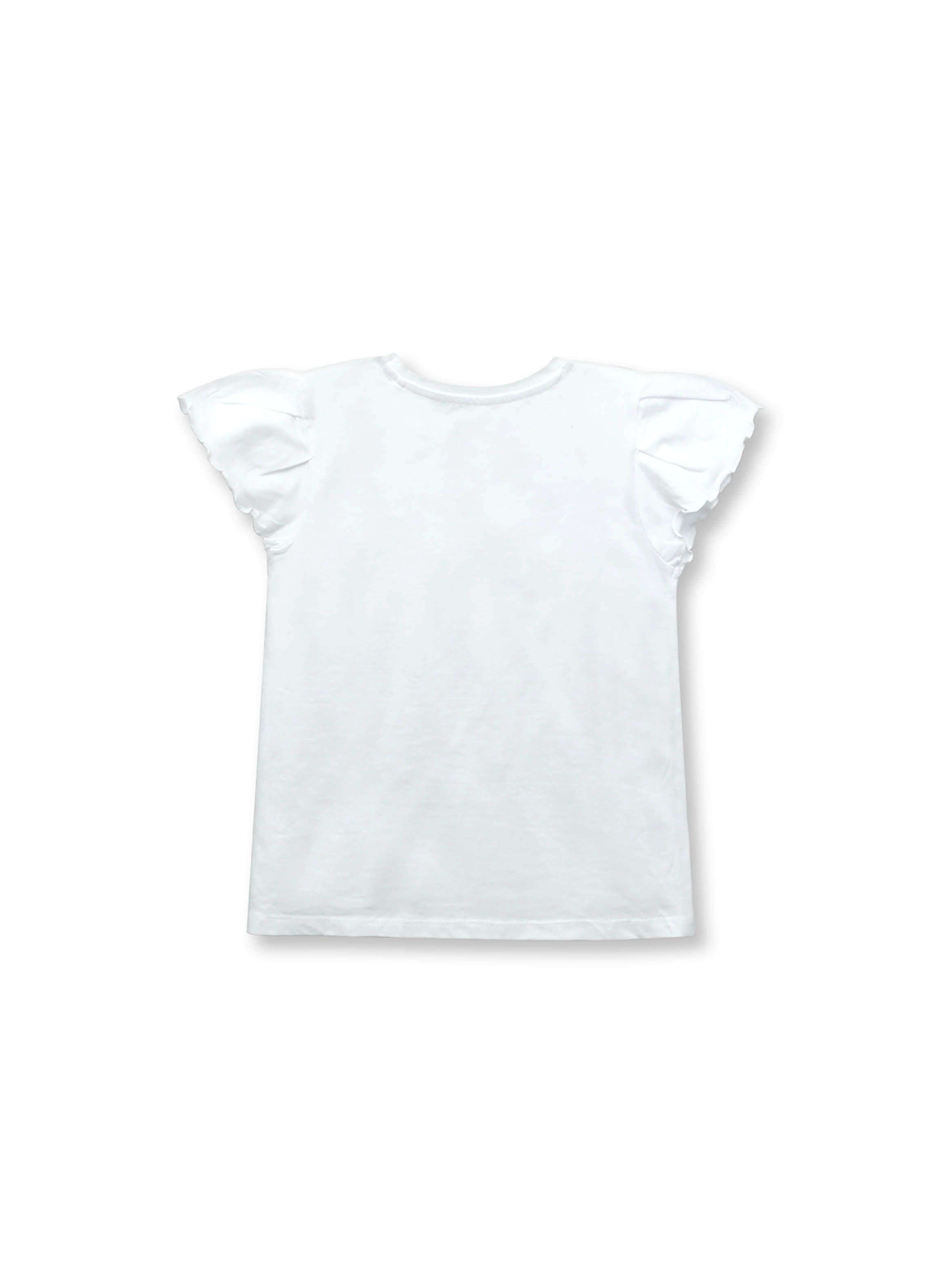 Polera De Niña Botella Blanco (2 A 12 Años) Colloky-1