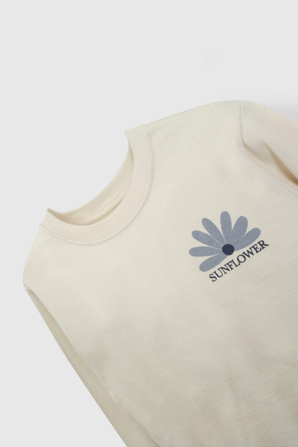 Polerón Básico Beige  De Niña PLPO0675V26-2