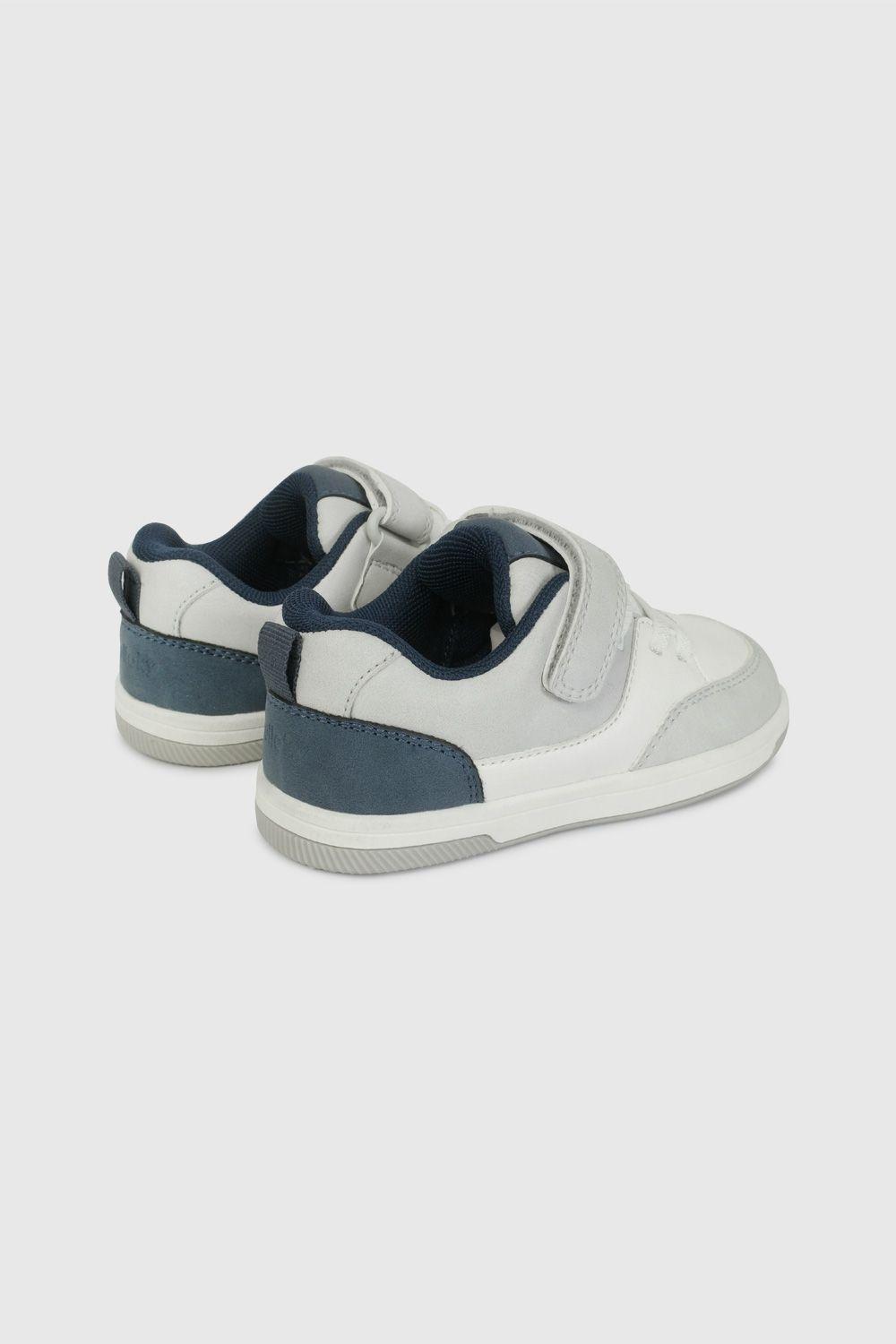 Zapatilla Urbana Skate Blanca y Gris 47310298V26-4