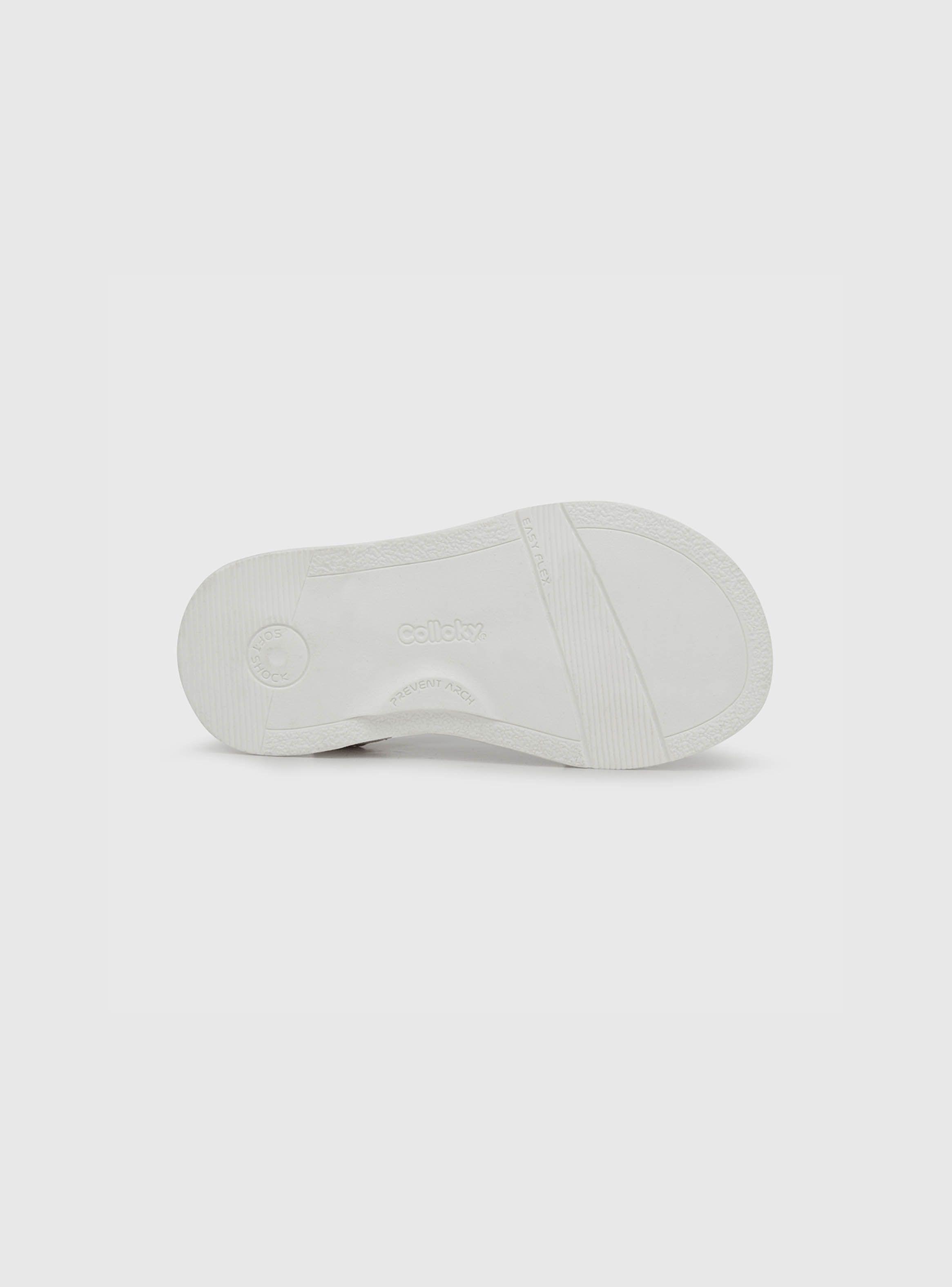 Sandalia Niña Velcro Blanco (21 A 27) Colloky-2