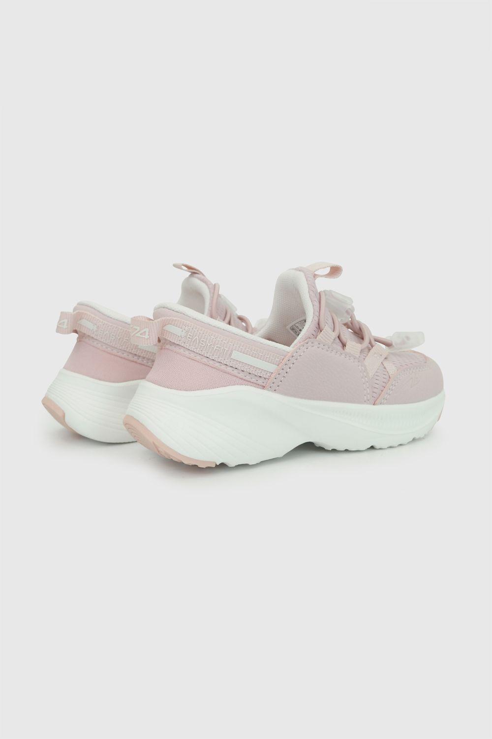 Zapatilla Sport Easy Fit Rosada Niña 21-27 Colloky-5