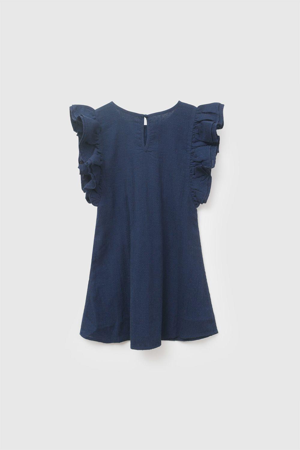 Vestido Ceremony Azul Niña 3-4A a 12-13A Colloky-2